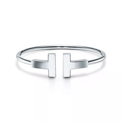 [Lumi Jewelry]T WIDE WIRE BRACELET