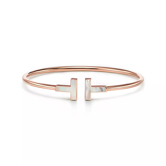 [Lumi Jewelry]T BRACELET 1.8MM TURQUOISE PINK GOLD