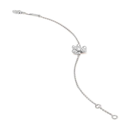 [Lumi Jewels]FRIVOLE SILVER FLOWER DIAMOND BRACELET