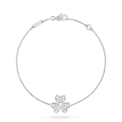 [Lumi Jewels]FRIVOLE SILVER FLOWER DIAMOND BRACELET