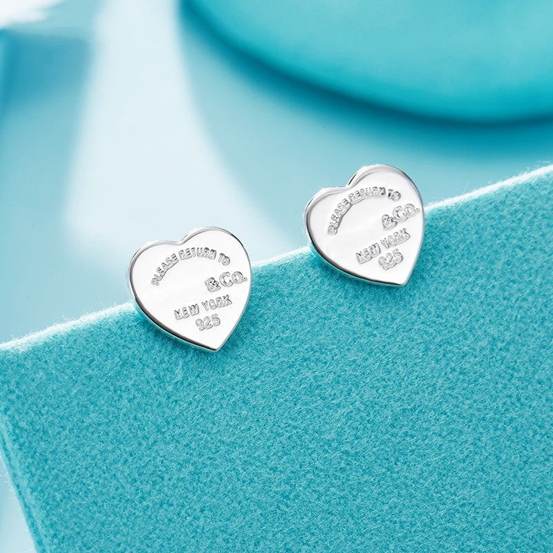 [Lumi Jewelry]RETURN TO TIF LOVE SILVER EARRINGS