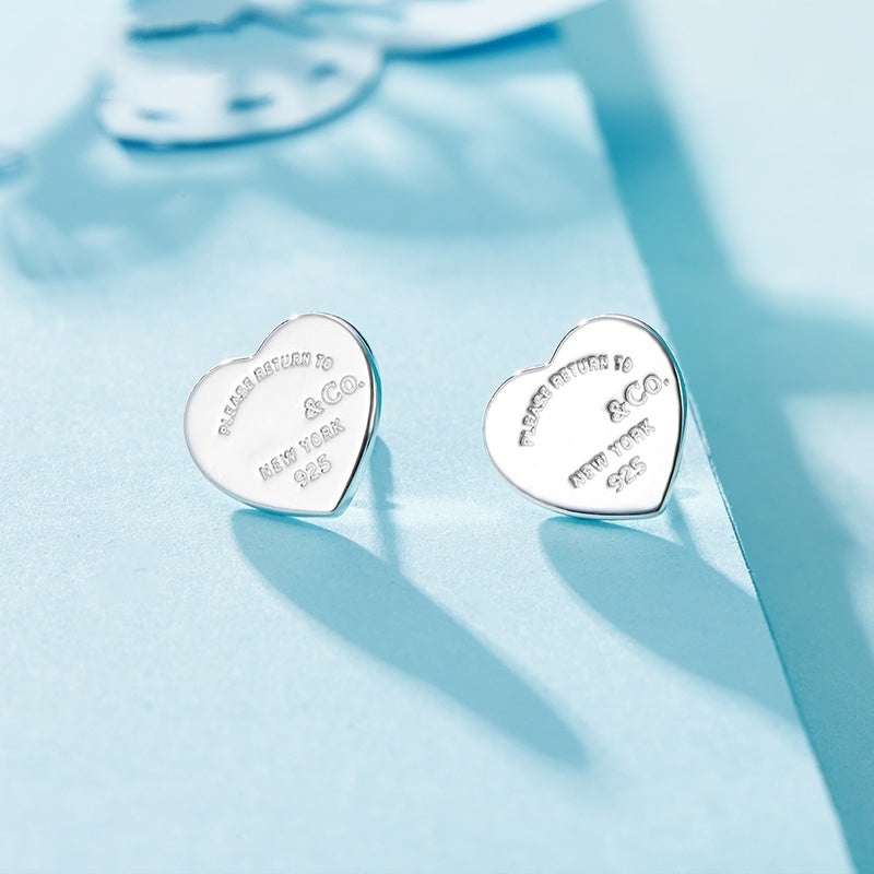 [Lumi Jewelry]RETURN TO TIF LOVE SILVER EARRINGS