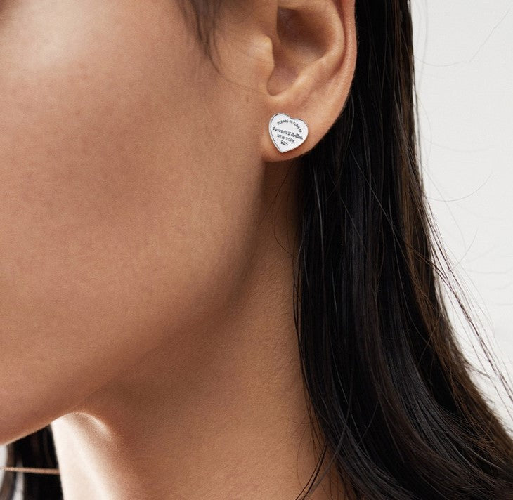 [Lumi Jewelry]RETURN TO TIF LOVE SILVER EARRINGS