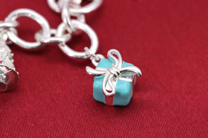 [Lumi Jewelry]CHRISTMAS SILVER BRACELET