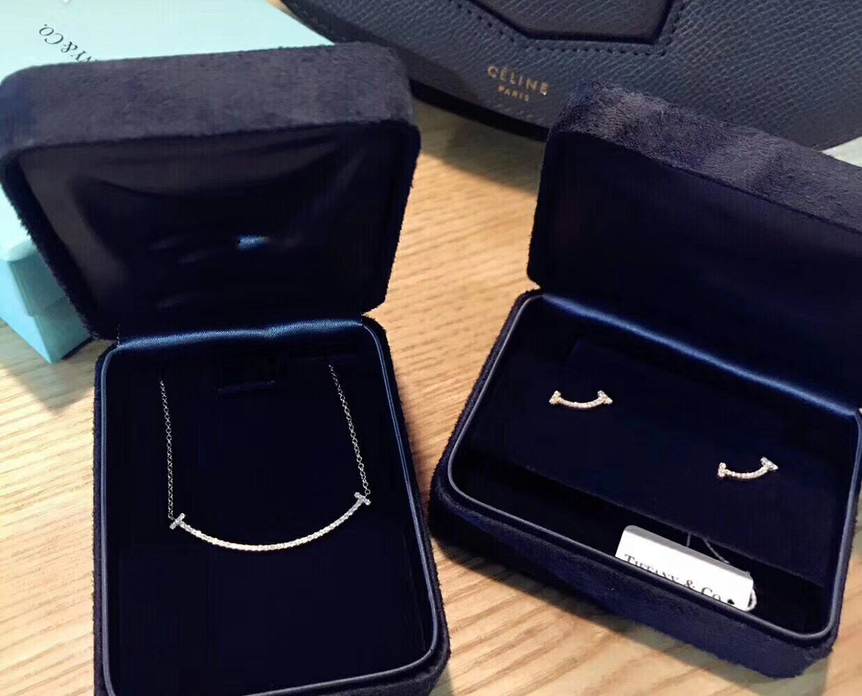 [Lumi Jewelry]SMILE DIAMOND EARRINGS