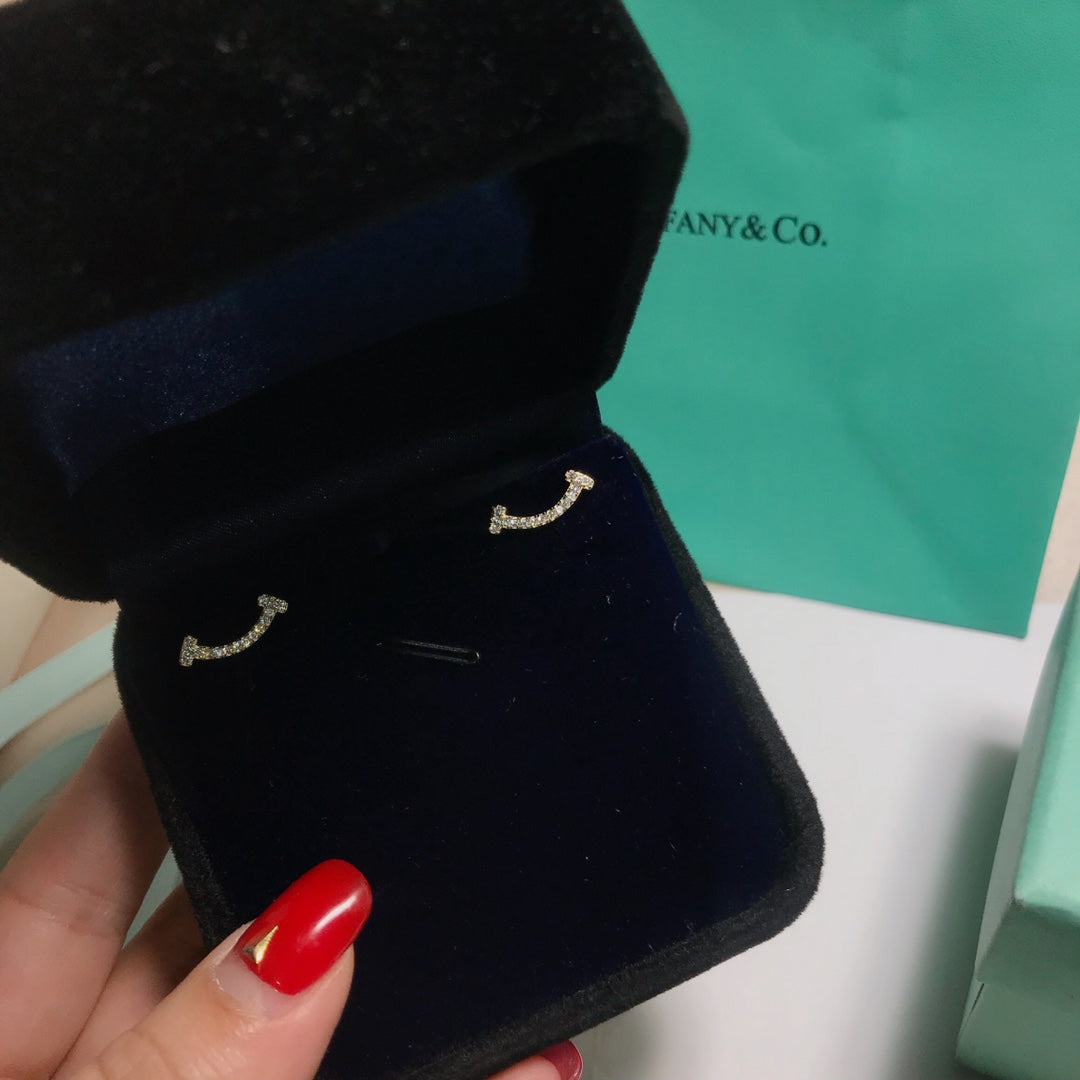 [Lumi Jewelry]SMILE DIAMOND EARRINGS