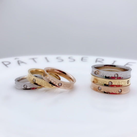 [Lumi Jewelry]DOUBLE DIAMOND RING
