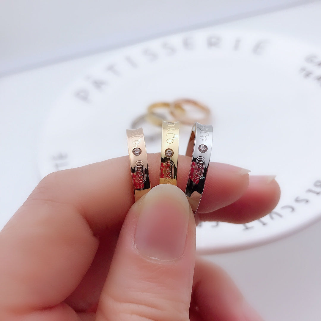 [Lumi Jewelry]DOUBLE DIAMOND RING