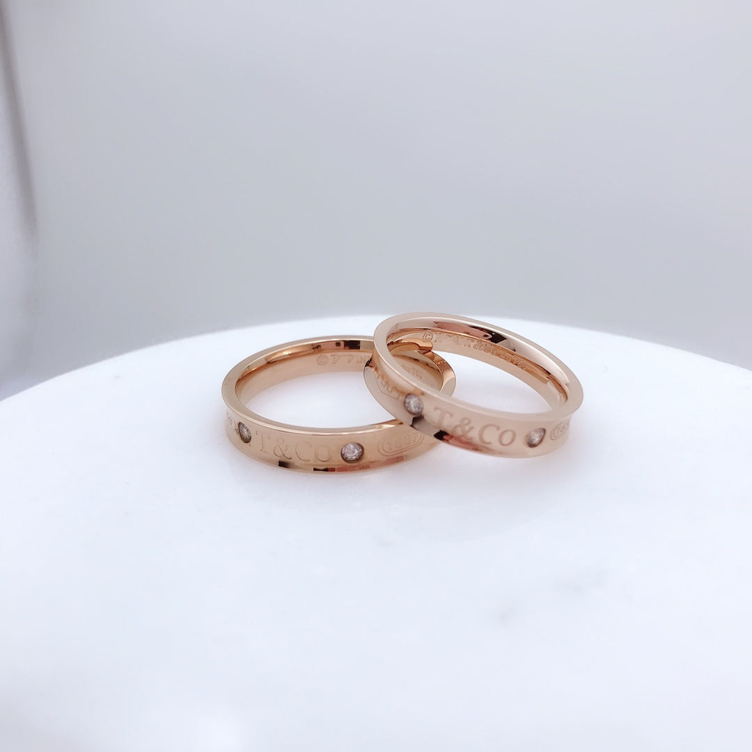 [Lumi Jewelry]DOUBLE DIAMOND RING