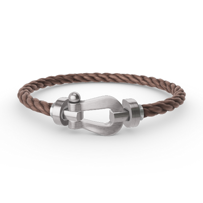 [Lumi Jewels]FORCE LARGE HORSESHOE NO DIAMOND BRACELET SILVER