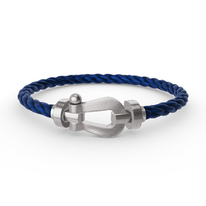[Lumi Jewels]FORCE LARGE HORSESHOE NO DIAMOND BRACELET SILVER