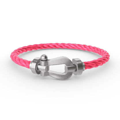 [Lumi Jewels]FORCE LARGE HORSESHOE NO DIAMOND BRACELET SILVER
