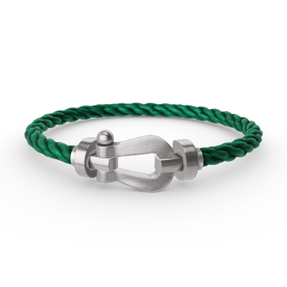[Lumi Jewels]FORCE LARGE HORSESHOE NO DIAMOND BRACELET SILVER